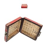 Petit coffre trésor en bois : ce coffret en bois est idéal pour ranger le bureau, la chambre, le plan de travail et les étagères. boîtes décoratives avec couvercle
