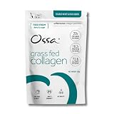 Poudre de peptides de collagène certifié Ossa 400 g – Supplément pour femmes et hommes, protéine de collagène bovin hydrolysé sans sucre et sans produits laitiers pour régime céto et paléo