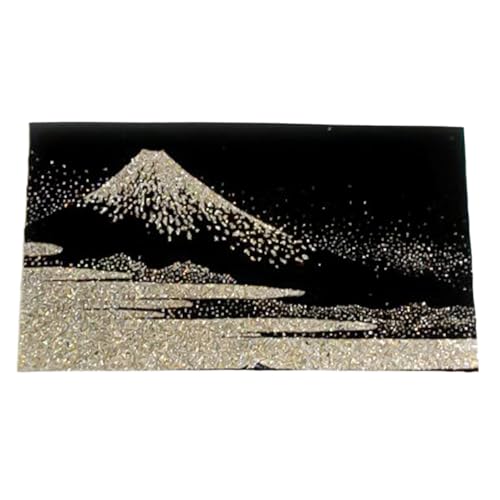 手染め 富士山飾り(ホロチップ)[フォトフレーム付き]