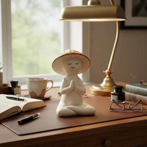 Estatua de Hongo Decorativa en Pose de Meditación miniatura 6