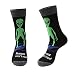 Zmart Men's Crazy Weird Fun Socks, Alien Funny Crew Novelty Socks Joke Gag Gift