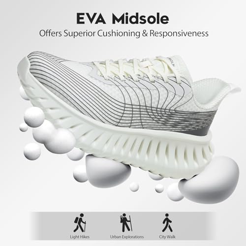 Image of GSLMOLN Walking Shoes for Men Casual Shoes Breathable Lightweight Walking Sneakers for Workouts & Gym Cushioned Flexible Mens Shoes Training Fashion Sneakers