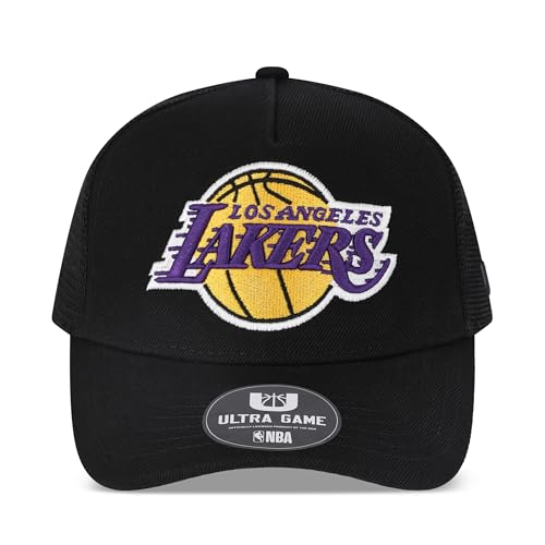 Ultra Game Men’s NBA Official Snap Back All Around The World Trucker Baseball Cap Hat