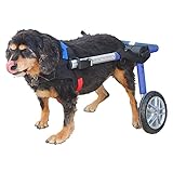 Walkin' Wheels Dog Wheelchair - for Medium Dogs 26-49 Pounds - Veterinarian Approved - Dog Wheelchair for Back Legs