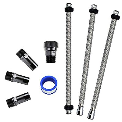 APEC Water Systems Whole House System Dual Tank Installation Kit for Water Filter and Water Softener Combo System (WH-COMBOKIT)