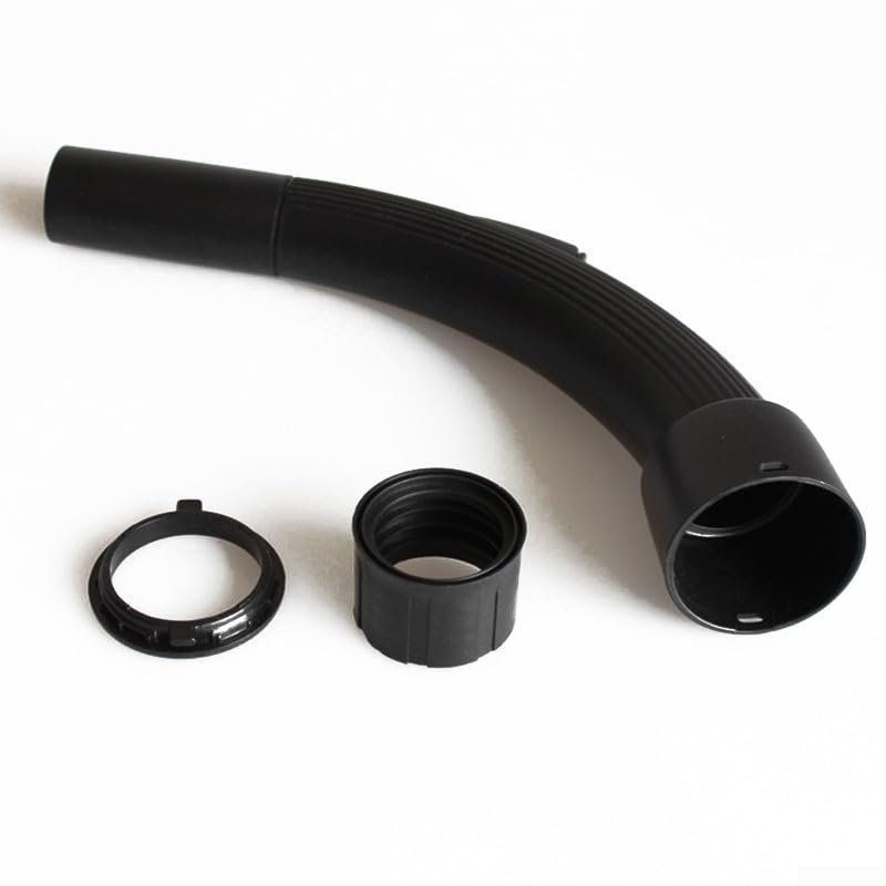 Eawfgtuw El mango de manguera de aspiradora de 32 mm está equipado con un conector de manguera en ángulo para aspiradora de mano, mango curvado para aspiradora