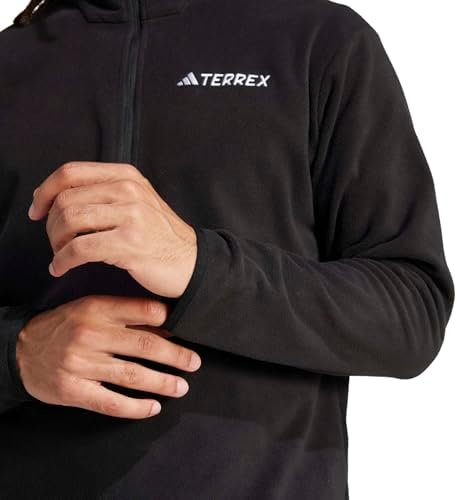 adidas Erkek MT ESS HZ FL Polar Spor Üst Giyim BLACK XL - Görsel 5