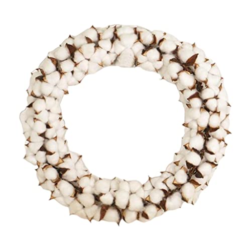 BLWOTMOR Farmhouse Wreath Cotton Grapevine...