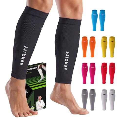 NEWZILL Compression Calf Sleeves (20-30mmHg) for Men & Women Perfect Option to Compression Socks Leg...