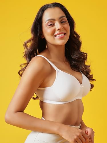 Image of Clovia Women's Polyamide Padded Non-Wired Full Coverage Multiway T-Shirt Bra