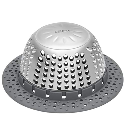 Comparison: Best Drain Catcher For Hair 7 LEKEYE Drain Hair Catcher/Bathtub Drain Cover/Drain Protector for Pop-Up & Regular Drains(Patented Product)
