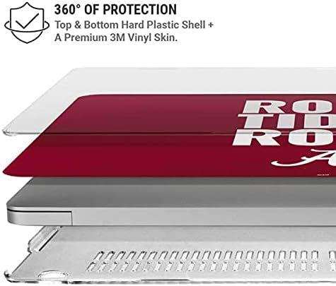 Skinit Case + Skin Compatible with MacBook Pro 15in (2016-19) - Officially Licensed Alabama Roll Tide Roll Design