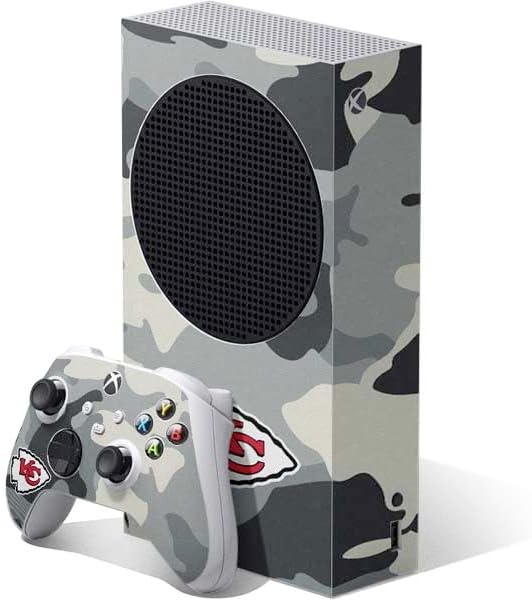 Skinit Decal Gaming Skin Compatible with Xbox Series S Bundle - Officially Licensed NFL Kansas City Chiefs Large Logo Design