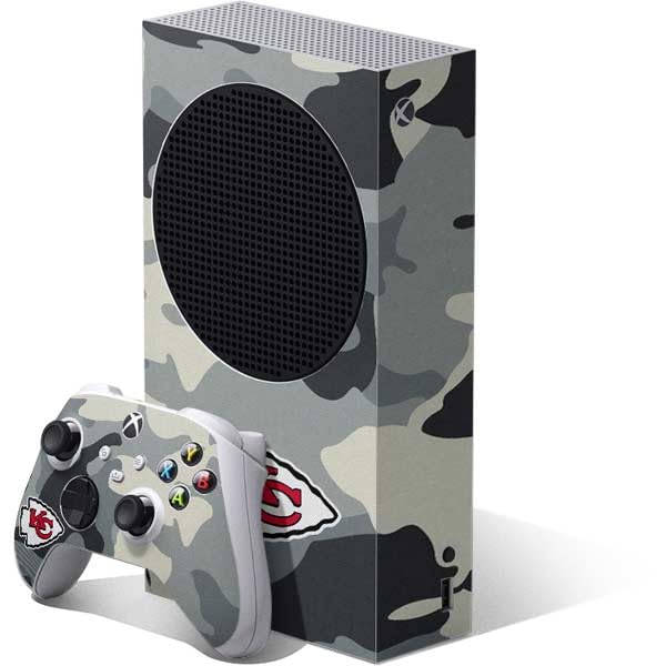 Skinit Decal Gaming Skin Compatible with Xbox Series S Bundle - Officially Licensed NFL Kansas City Chiefs Camo Design