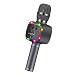 BONAOK Upgraded Wireless Bluetooth Karaoke Microphone with Dual Sing, LED Lights, Portable Handheld Mic Speaker Machine Easter Gift for iPhone/Android/PC/Outdoor/Birthday/Home/Party(Space Grey)