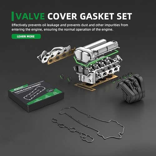 Image of Valve Cover Gasket Set VS50778R for Buick Allure /Lacrosse /Regal /Verano, for Chevy Captiva Sport /Equinox /Malibu /Orlando /Cobalt /HHR, for GMC Terrain, for Pontiac Solstice, 2008-2016, 2.0L 2.4L