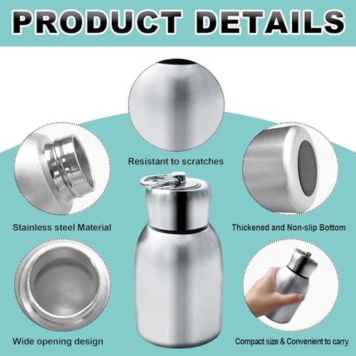 5 Pcs 10 oz Mini Stainless Steel Water Bottle Portable Drink Water Bottle Slim Insulated Thermal Design Small Vacuum Hot and Cold Water Bottle for Travel, Camping, and Sports(Silver)