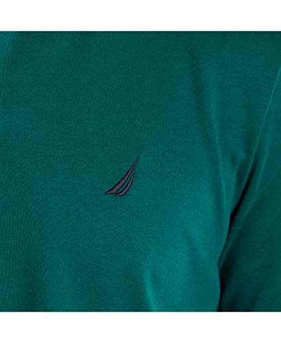 Image of Nautica Men's Classic Fit Short Sleeve Dual Tipped Collar Polo Shirt