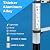 Wolec 12.5 ft Aluminum Telescoping Ladder, 330 lb Load, Hooks, Portable Collapsible Ladder for Home & Work,Silver