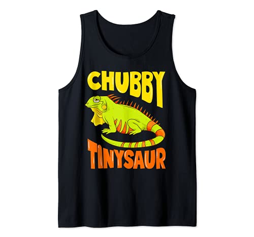 Divertido Tinysaur Iguana Lizard Camiseta sin Mangas