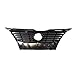 CarPartsDepot, 2006-2010 Compatible With VOLKSWAGEN PASSAT Grille Black With Chrome Molding Without Parking Aid/Sensor Holes Assembly Replacement Sedan Wagon, 400-452329 4-Dr 3C0853651EPWF VW1200142