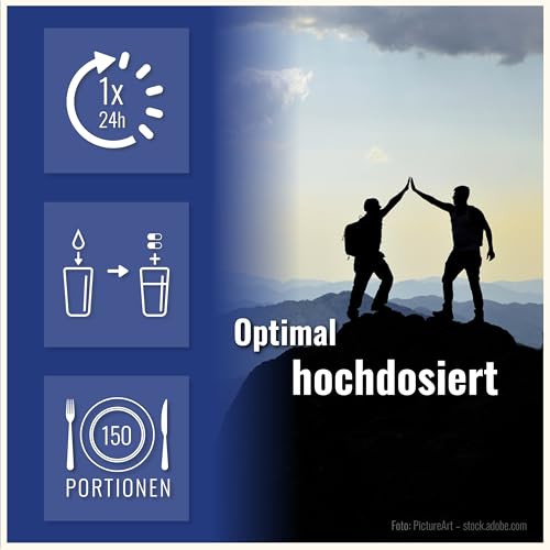 Glucosamin Chondroitin Komplex Kapseln - 300 Stück 1000 mg 5 Monate Vorrat – Ansicht 4