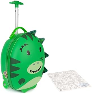 boppi - Children's Suitcase - Tiny Trekker Children's Trolley Suitcase - Boys & Girls Suitcase - Suitable as Cabin Luggage - 17 L