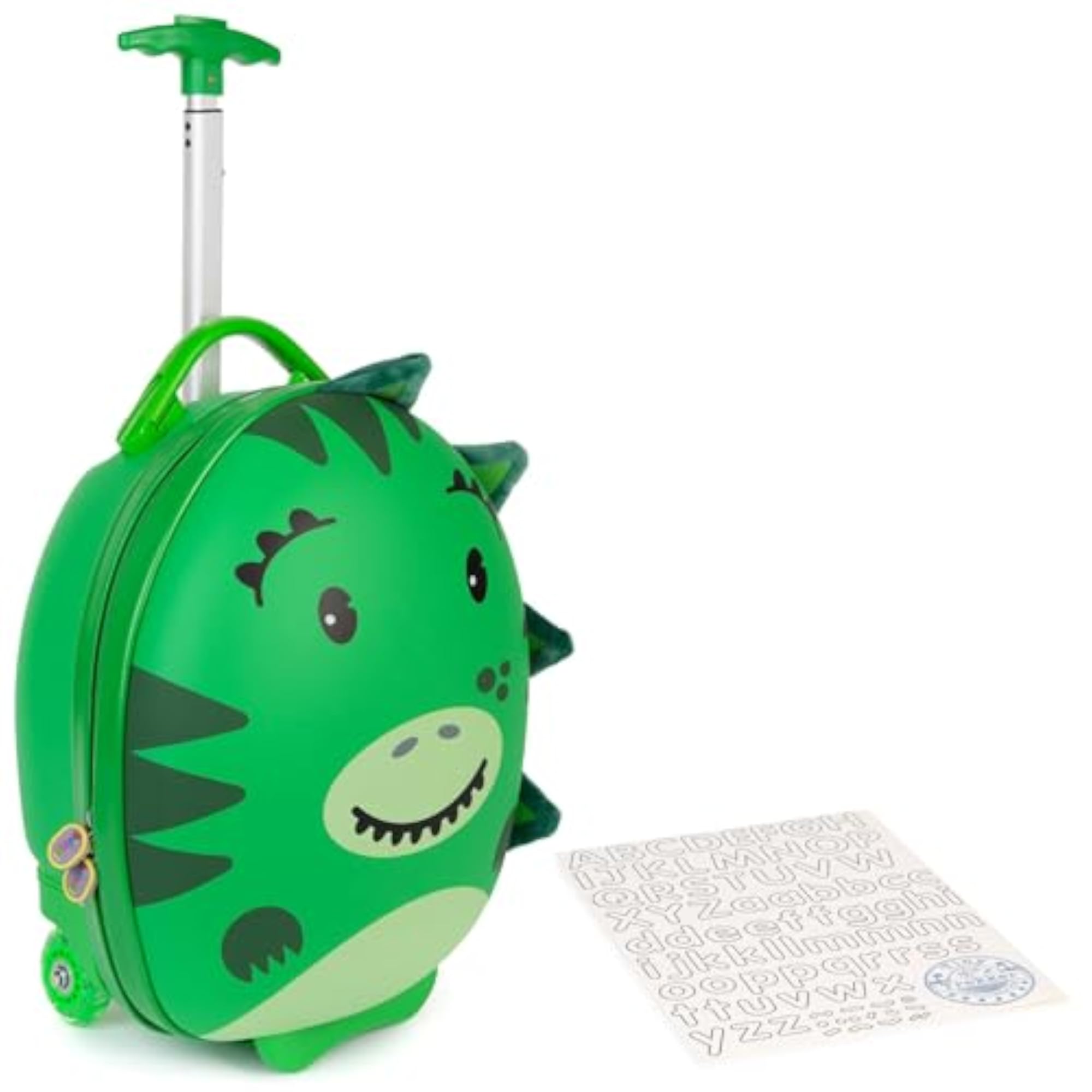 Children's Suitcase - Tiny Trekker Trolley Suitcase, Dinosaur Design