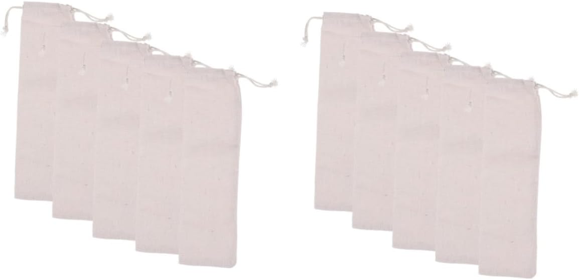 2sets Stainless Straw Case Travel Bag for Forks and Spoons Pouch Storage Carrying Bag 5pcs*2