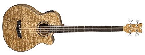 Dean EQA Exotica Quilt Ash Acoustic-Electric Guitar, Gloss Natural