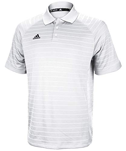Adidas Men's ClimaLite Select Polo, White, 2XL