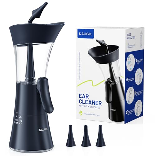 Upgraded Ear Wax Removal Kit, Manual Ear Cleaner, FSA Eligible Items Only List, One-Hand Use, Safe & Comfortable for Home - Blue
