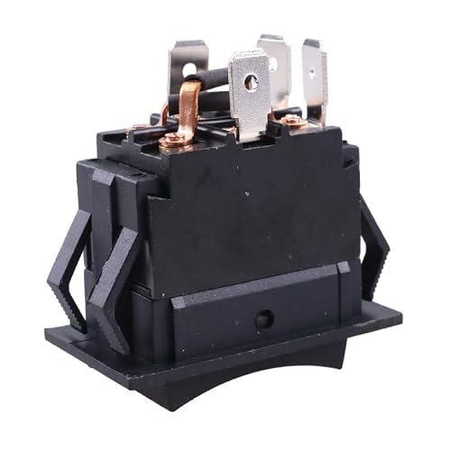 DVPARTS Trailer Power Jack Switch 87570 226023 Compatible with LCI Lippert Recpro F2C and Others 4 Pin, 4 Wire, Polarity Reversing - Thumbnail 4
