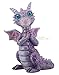 YTC 3.75 Inch Cold Cast Resin Purple and Pink Baby Dragon Figurine
