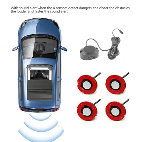 Capteur de stationnement PDC voiture avec radar inversé 4 capteurs pour Audi A4 A3 A6 - 2