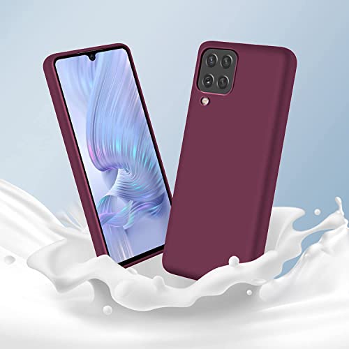 Image of DIZORO Liquid Silicone Soft Back Cover Case for Mi Redmi Note 9 Pro /Redmi Note 9 Pro Max /Note 9 Pro Max /9S /Poco M2 Pro /Redmi Note 10 Lite [Wine]