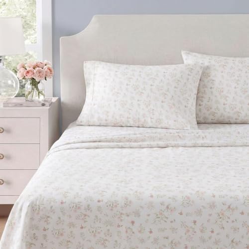 Martha Stewart - Twin Size Sheet Set with Fitted Sheet & Pillowcase by Martha Stewart - Used condition - Image 2