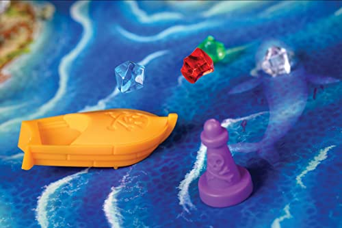 Asmodee - Bermuda Pirates - Jeux de Société pour Enfants dès 7 Ans - Jeu de Plateau Fun pour Jouer en Famille - Exerce Mémoire et Dextérité - 2 à 4 Joueurs - 20 Min - Version française - FoxMind