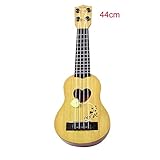 Ukelele, Mini de viersaiten de guitarras de niños de juguete precoz. Con Fiddle Flake para niños y Ukelele, Mini de viersaiten de guitarras de niños de juguete precoz. Con Fiddle Flake para niños y