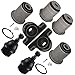 AMCCM 8pcs Suspension Kit Front Lower Ball Joint Lower Control Arm Bushing Compatible with 2006-2010 for Jeep for Commander 2005-2010 for Jeep for Grand Cherokee