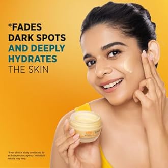 Himalaya Dark Spot Clearing Face Cream for Glowing Skin | Niacinamide, Glycolic Acid & organically sourced turmeric | 50gm