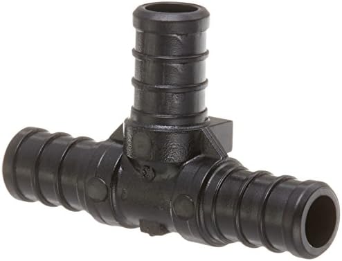 Ecopoly32820 PEX Crimp Tee, 1/2", 0.5" ID, Crimp, Plastic (Pack of 5)