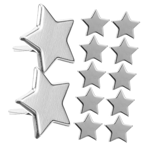 Housoutil 100pcs Large Craft Brads Metal Paper Fasteners Brads Fasteners for Scrapbook DIY Decorative Spikes