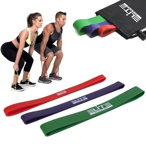 Heavy Thick Resiance Bands Set of 3, Monster Short Bands, Deadlift Band, Glute Activation, Booty...