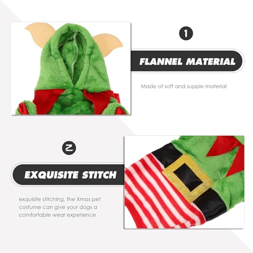 Disfraz Navideño para Perro Talla Mediana miniatura 6