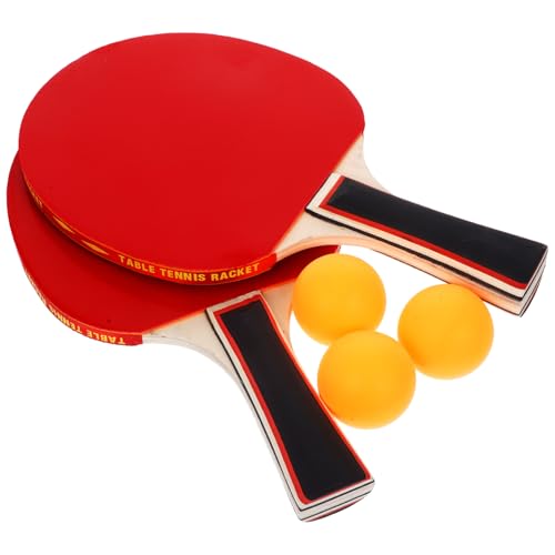 INOOMP Beginner-Friendly Table Tennis Kit 2 Paddles Balls and Racket for Training