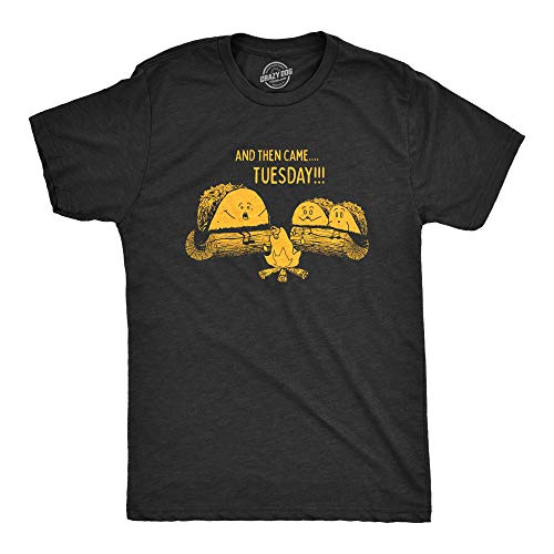 T-shirt taco tuesday homme haut drôle mexicain noir