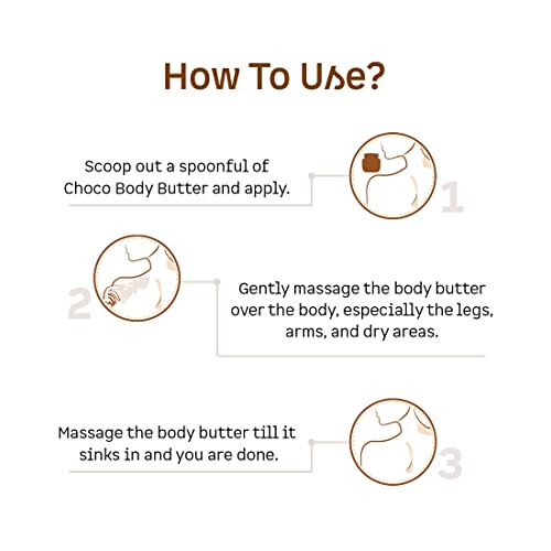 mCaffeine Body Butter for Dry Skin for both Women and Men (250gm) | Shea Butter Moisturizer with Cocoa Butter & Caffeine | Body Cream for 72Hrs... - Image 6