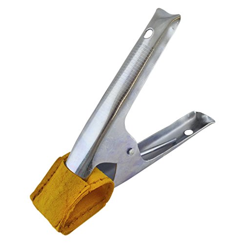 Clips en métal durables à couvercle de protection en cuir pour pinces 6" - 3