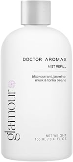 Doctor Aromas Blackcurrant, Jasmine, Musk, Tonka Beans, Mist Refill for Essential Oil Cold Air Diffusers – Fresh Premium Aroma, Fragrances or Scent for Home, Rooms, Office, and Bathroom (Glamour)